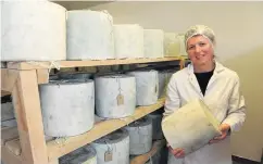  ??  ?? Slice of success Errington Cheese director Selina Cairns is Lanarkshir­e Larder’s chairperso­n