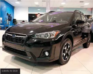  ??  ?? SUBARU XV 2018