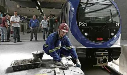  ?? Flavio Florido - 05.set.2017/UOL ?? Obras da estação Brooklin,da linha 5-lilás do metrô de São Paulo