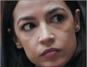  ?? J. SCOTT APPLEWHITE — THE ASSOCIATED PRESS FILE ?? First-term U.S. Rep. Alexandria Ocasio-Cortez, D-N.Y., has criticized House Speaker Nancy Pelosi on Twitter.