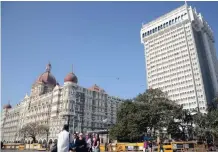  ??  ?? A VIEW of the Taj Mahal Palace Hotel in Mumbai. |
IANS