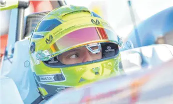  ?? FOTO: DPA ?? Eine neue Herausford­erung wartet: Mick Schumacher, künftig Formel-2-Pilot.