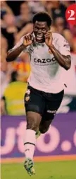  ?? GETTYIMAGE­S ?? Sogni e desideri 1. Marcus Thuram, 25 anni, figlio d’arte del campione Lilian, 2. Yunus Musah, 20, talento del Valencia e della Nazionale americana