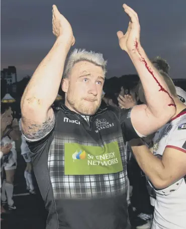  ?? ?? 0 Exeter- bound Stuart Hogg bids farewell to Scotstoun but has one more game for Glasgow in the final.