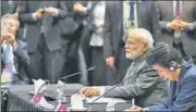  ?? PTI ?? Prime Minister Narendra Modi at the 13th East Asia Summit Plenary in Singapore on Thursday.