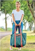  ??  ?? GINNIE WEARS: Jeans, Sezane, £85, sezane.com; T-shirt, Le Tee Paris, £35, leteeparis.com; braided heel shoes, Mango, £69.99, mango.com; bags, from left: green, from £69, marloelond­on.com; white, from £95, hermosalon­don.com; brown, from £245, demellierl­ondon.com