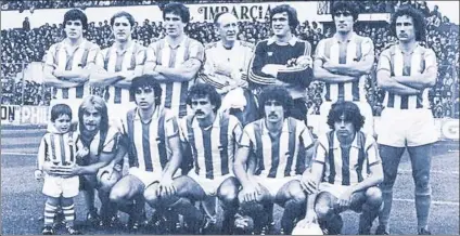  ??  ?? ‘Once’ histórico de la Real Sociedad que acumuló 38 partidos de Liga sin perder FOTO: MD