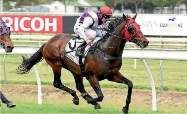  ?? SUPPLIED ?? Ocean Emperor (Mark Hills) sets up an Awapuni double for Matamata trainer and part-owner Gary Hennessy.