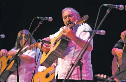  ?? COURTESY LENSIC PERFORMING ARTS CENTER ?? Cipriano Vigil performs at Nuestra Musica at the Lensic Performing Arts Center last year. The 2016 event was the last, as organizers decide to put the annual series to bed after 16 years.