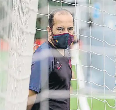  ?? FOTO: FCB ?? Lluís Cortés, técnico del Barça, ve a sus jugadoras con más opciones de llevarse la Champions respecto al año pasado