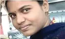  ?? Murder. Photograph: Handout ?? The supervisor of Jeyasre Kathiravel, a 20-year old Dalit garment worker at Natchi Apparel, reportedly confessed to her