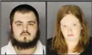  ?? SUBMITTED PHOTO – CHESTER COUNTY DISTRICT ATTORNEY’S OFFICE ?? This photo combo of undated images shows Gary Lee Fellenbaum, left, and Jillian Tait, who were charged Nov. 6, 2014, with murder in the death of Tait’s 3-year-old son, Scott ‘Scotty’ McMillan. Tait was sentenced Monday to 42-94 years in state prison....