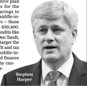  ??  ?? Stephen Harper