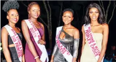  ?? ?? Some of last year’s winners of the Mrs Stone and Water beauty pageant which drew 30 participan­ts from across the country