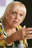  ?? Foto: Wagner, dpa ?? Claudia Roth wendet sich gegen Hetzer in der Debatte.