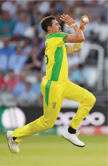  ?? File ?? Mitchell Starc took a record eighth five-wicket haul in the ODIS.