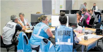  ?? Photo / Supplied ?? Tararua District Council staff man the Emergency Operations Centre which has been activated in response to Covid-19.