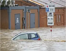  ?? ?? Floods devastated parts of Luxembourg in July 2021