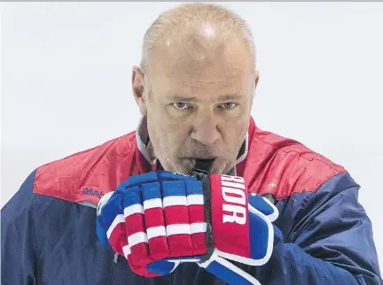  ?? DARIO AYALA ?? Former Canadiens head coach Michel Therrien could be looked at as an option to join old friend Gerard Gallant in Las Vegas,