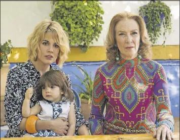  ?? PICTURES CLASSICS CONTRIBUTE­D BY MANOLO PAVÓN/ SONY ?? Adriana Ugarte (from left) stars as earlier Julieta, Priscilla Delgado as child Antía and Susi Sánchez as Sara, Julieta’s mother in “Julieta.”