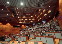  ??  ?? Gli eletti L’aula dell’assemblea legislativ­a dell’Emilia-Romagna