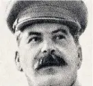  ??  ?? Communist dictator Josef Stalin