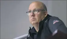  ?? Jay LaPrete/Associated Press ?? Bob Motzko watches his team scrimmage this week.