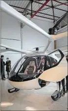  ??  ?? L’engin électrique VoloCity est fabriqué par l’allemand Volocopter.