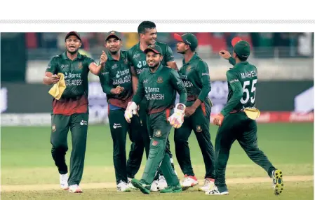  ?? AP ?? Wounded tigers: After an embarrassi­ng group-stage exit at the Asia Cup, Bangladesh will be keen to make an impact in Australia.
