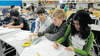  ?? LARRY WONG/EDMONTON JOURNAL , FILE ?? If school boards are abolished, students and parents would lose their voice in education.