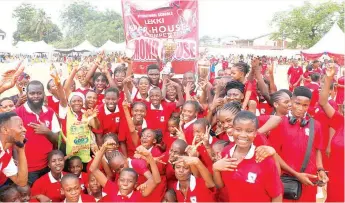  ?? ?? FESTAC Diamond House emerged winner in the Secondary School category during the event