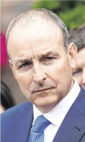  ??  ?? Long-term plan: Fianna Fáil leader Micheál Martin’s strategy is clearly to stitch together all the flaws in the health service into a cacophony of calamity.