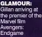  ??  ?? GLAMOUR: Gillan arriving at the premier of the Marvel film Avengers: Endgame