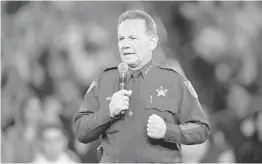  ?? MICHAEL LAUGHLIN/STAFF FILE PHOTO ?? It doesn’t take a rocket scientist to figure out why the BSO deputies’ union, which enthusiast­ically endorsed Sheriff Scott Israel for re-election two years ago, held a no-confidence vote on him this past week. It’s trying to take advantage of the...