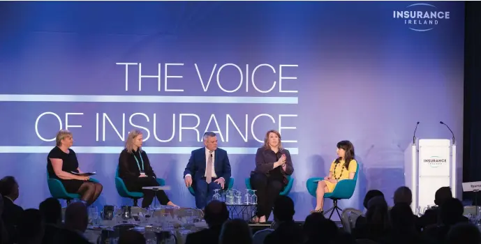  ??  ?? Panel discussion at an event as part of Insurance Ireland’s Year of Inclusion