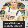  ?? ?? Laura Whitmore on Celebrity Bake off