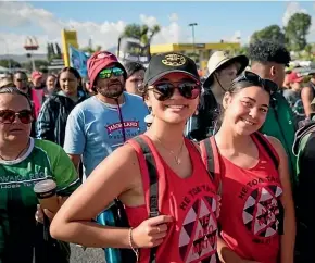  ?? ?? While exploring the subject of whānau, we look at the social wellbeing of a person, says Te Aorangi-Kowhai Morini (Tati), right.