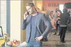  ?? NBC ?? Kevin (Justin Hartley) embarks on a journey to learn more about his father in “This Is Us.”