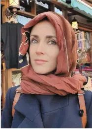  ??  ?? Coping on her own ... Maia Dunphy is finding not seeing her parents difficult but she is coping well at home with her son Tom. Photo: David Conachy Inset, pictured in Turkey for the RTE show ‘High Road, Low Road’.