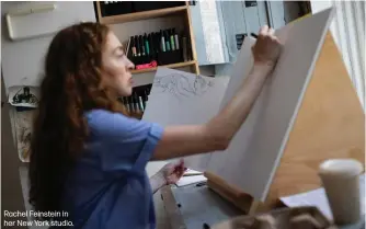  ?? ?? Rachel Feinstein in her New York studio.