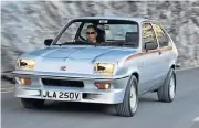  ??  ?? Callum remains passionate about classic cars and recently bought a Vauxhall Chevette HS.