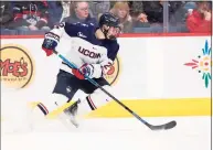  ?? UConn Athletics ?? UConn defenseman Yan Kuznetsov could be taken in the top two rounds of the NHL draft.