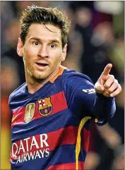  ??  ?? Lionel Messi.