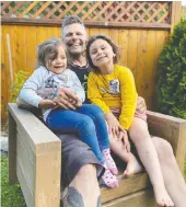  ?? POSTMEDIA FILES ?? Dennis Saulnier saved his two daughters, two-year-old Brinley and four-year-old Keegan, from drowning.