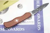  ?? GABRIEL MONNET EPA-EFE/UPI file ?? New Swiss Army Knives are in the ‘early stages of developing pocket tools without blades,’ its maker says.