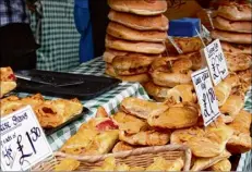  ??  ?? Wide range of food and drink at on offer at Tonbridge Castle