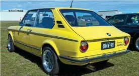  ??  ?? BELOW Quite rare in Qld – a lovely BMW 2002 Touring.