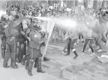  ?? /TOMÁS BAÑOS ?? El rector descartó que alguna de las personas detenidas pertenezca a la universida­d