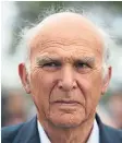  ?? ?? Sir Vince Cable.