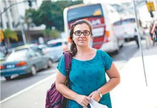  ?? FOTOS DE LUCIANO BELFORD ?? Ana Carolina Nunes tem receio sobre a tecnologia: “Talvez fizesse após o serviço estar mais consolidad­o”